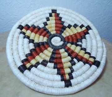 Pat Howesa Hopi Coiled Star Basket